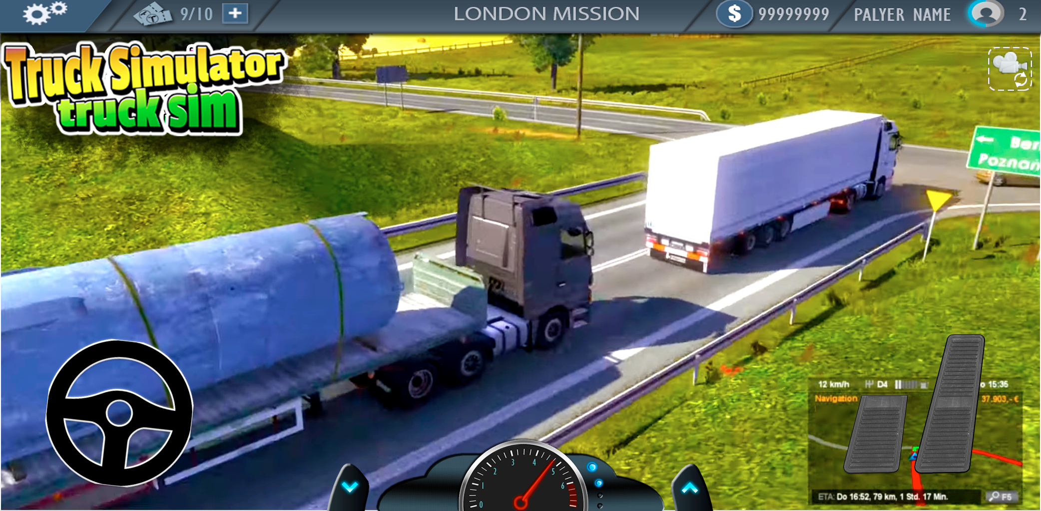 Screenshot 3 of Truck Simulator: cargo truck 