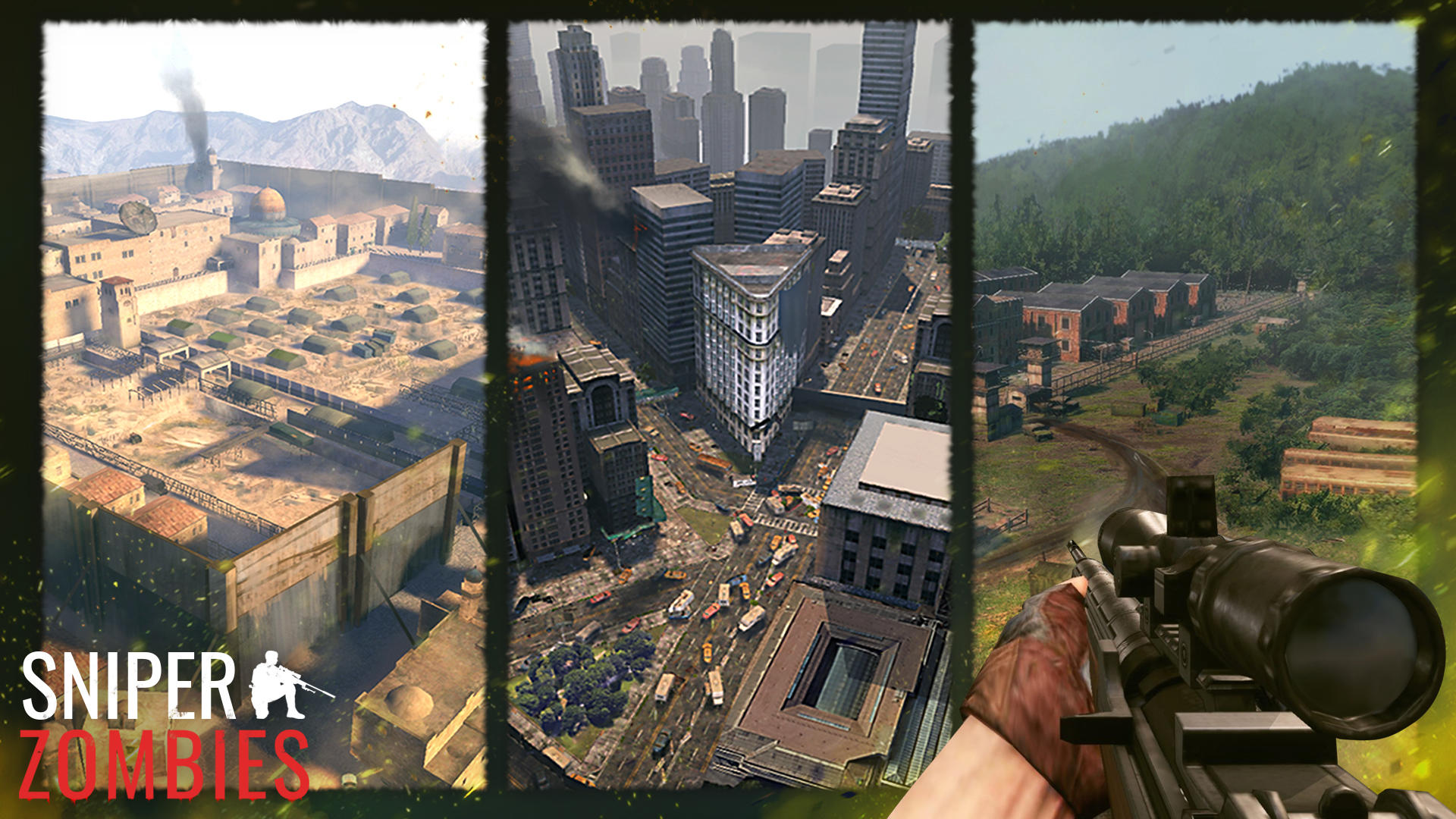 Sniper Zombies: Offline Games Game Screenshot