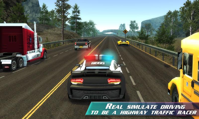 Screenshot of Traffic City Racing Car