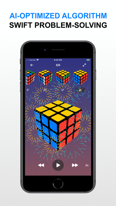 Cuplikan Layar Game Rubik’s Cube Solver