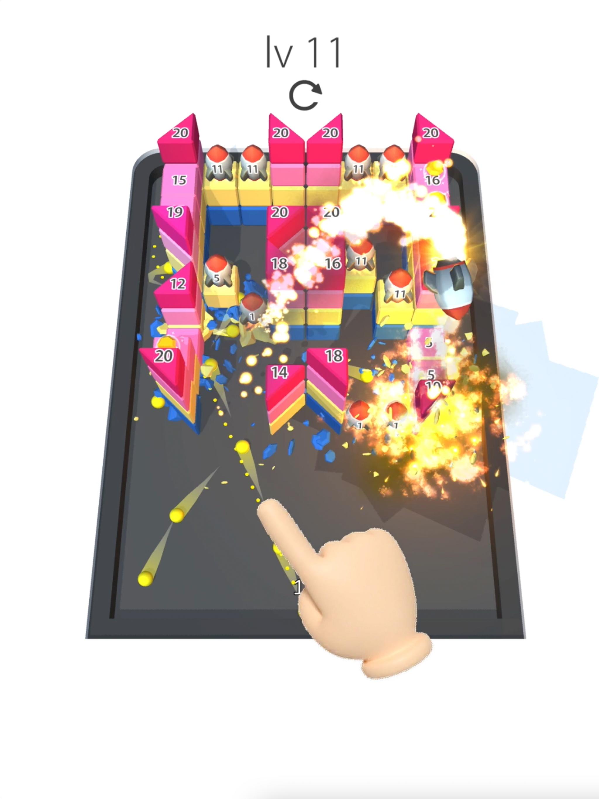 Super Balls - 3D Brick Breaker Game Screenshot