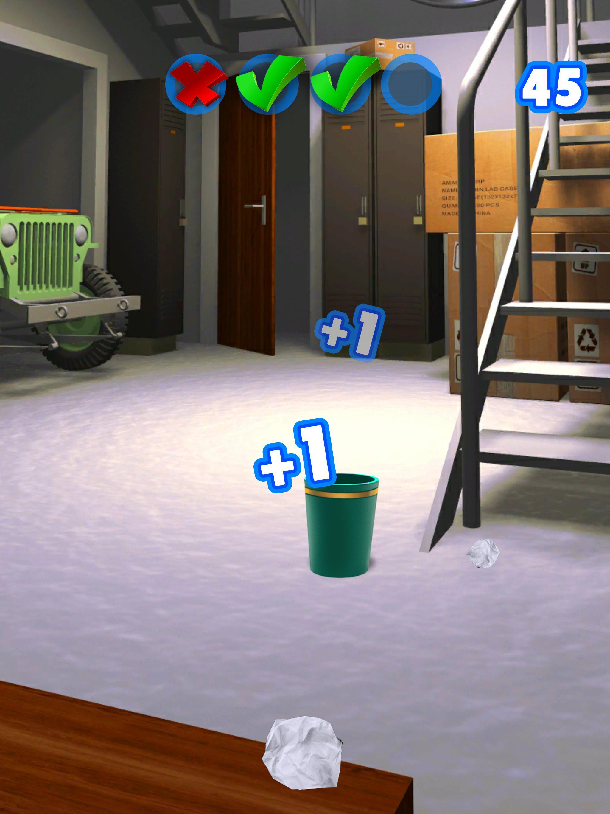 Paper Throw - Aim and Toss Game Screenshot