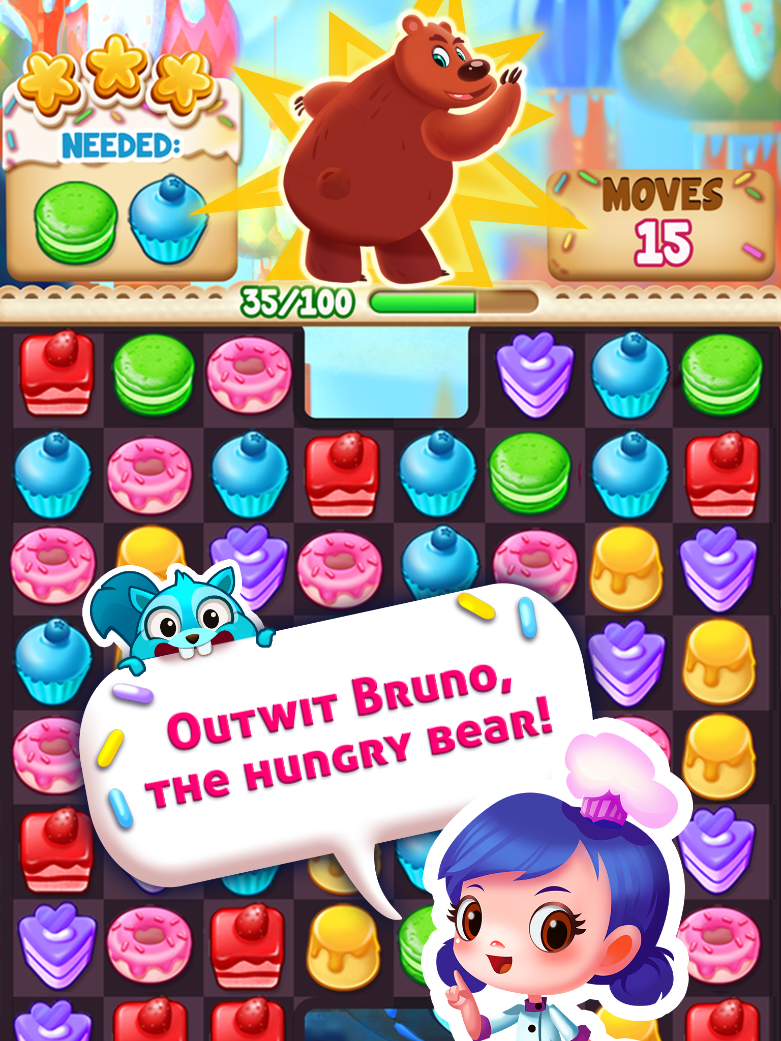 Cuplikan Layar Game Cupcake Mania: Galapagos
