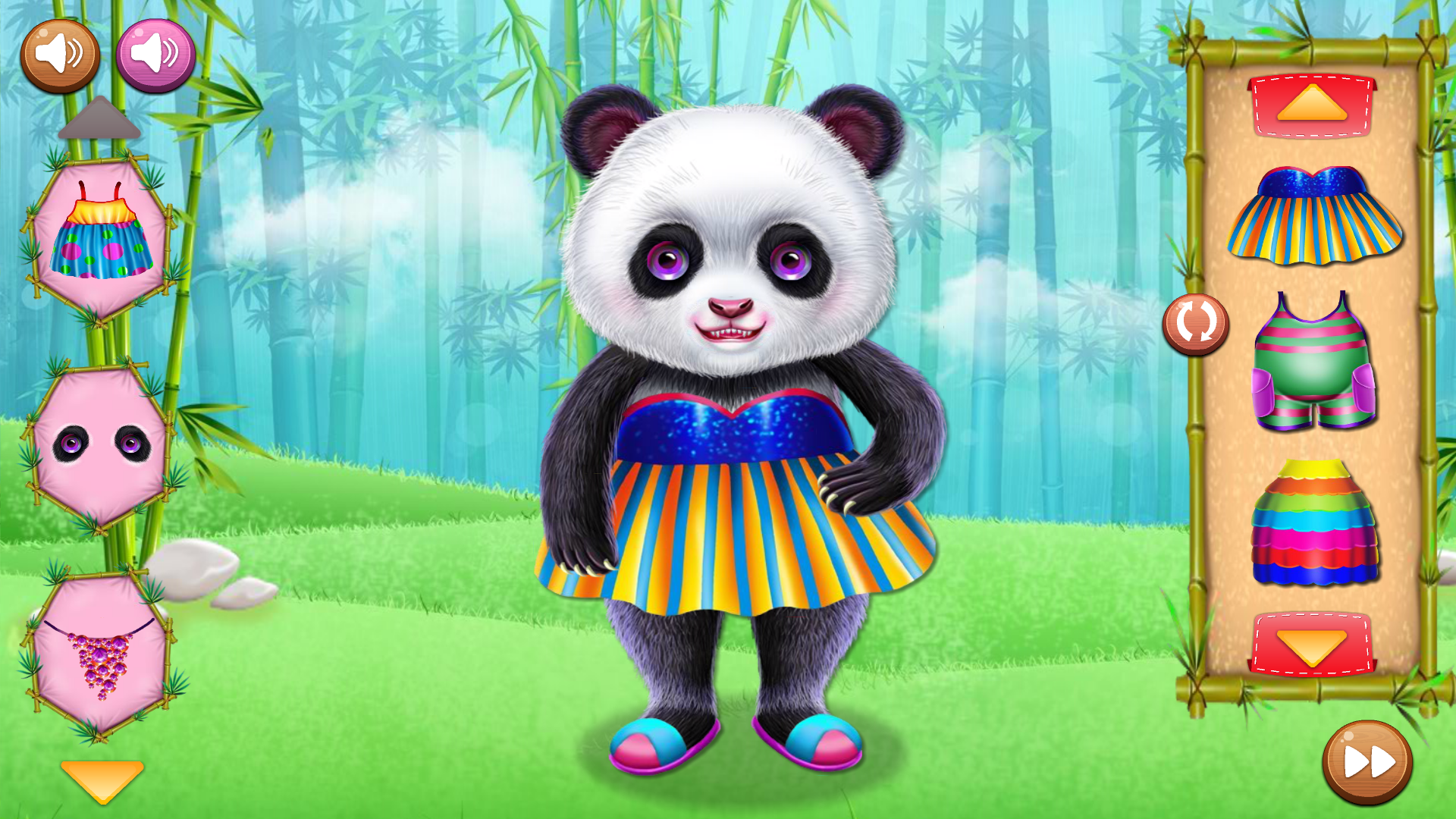 Screenshot of Cute Little Panda Dentist Care