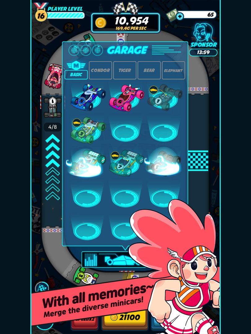 Screenshot of Merge Racer - Best Idle Game