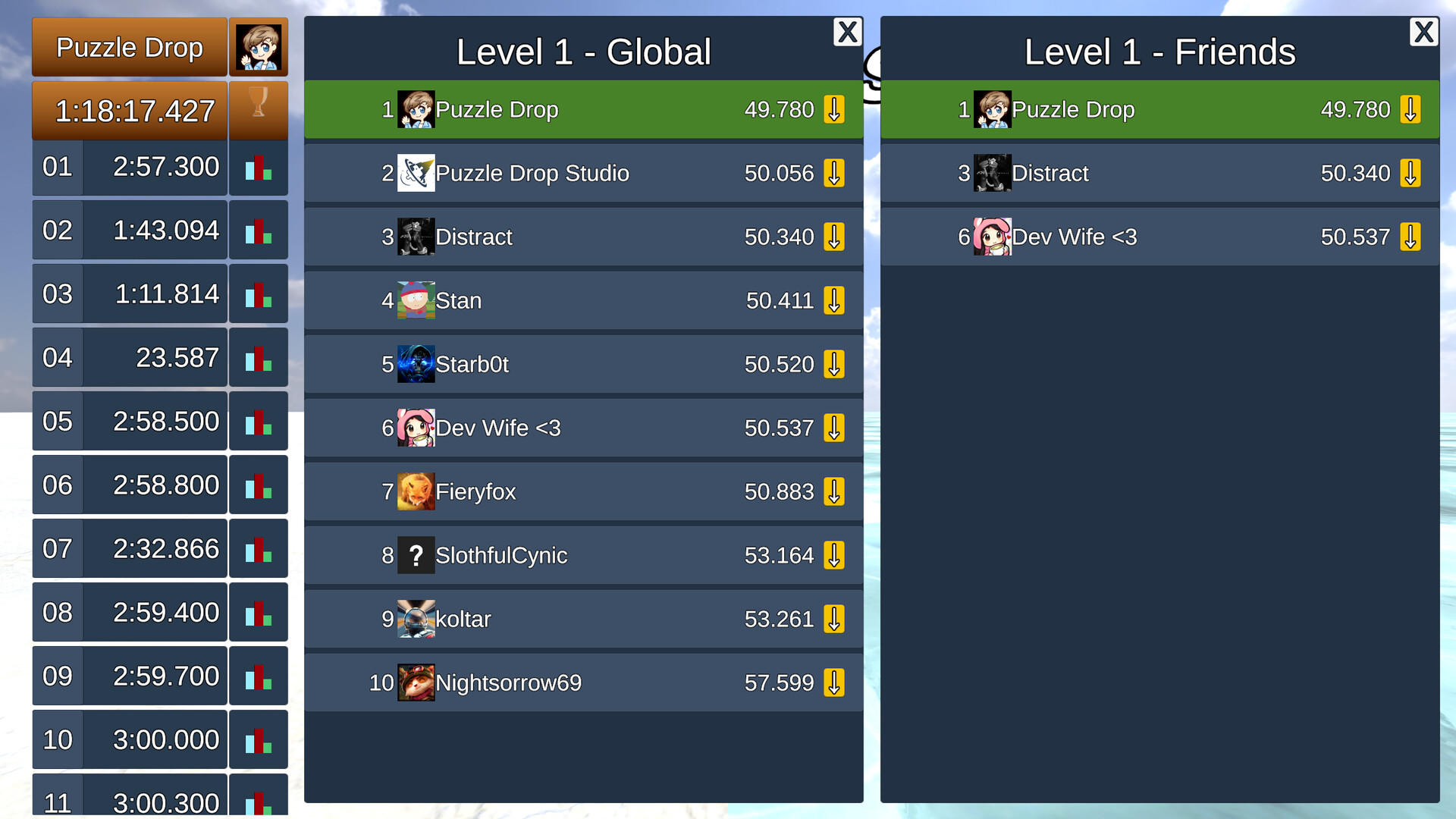 Slide Faster Game Screenshot