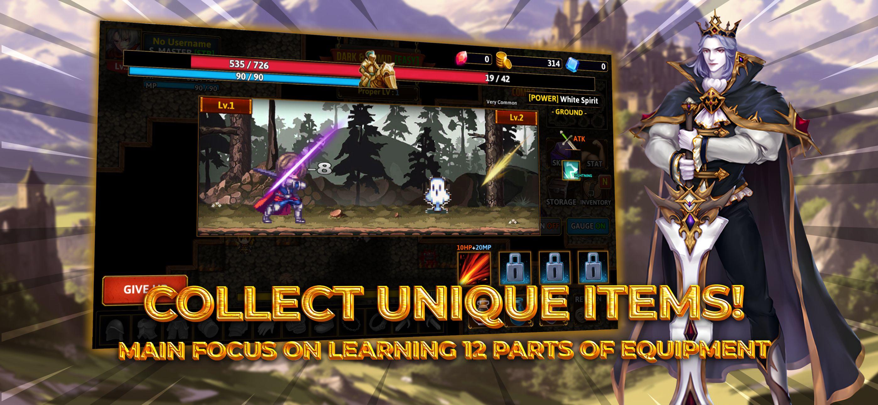 Darkside Dungeon roguelike rpg Game Screenshot