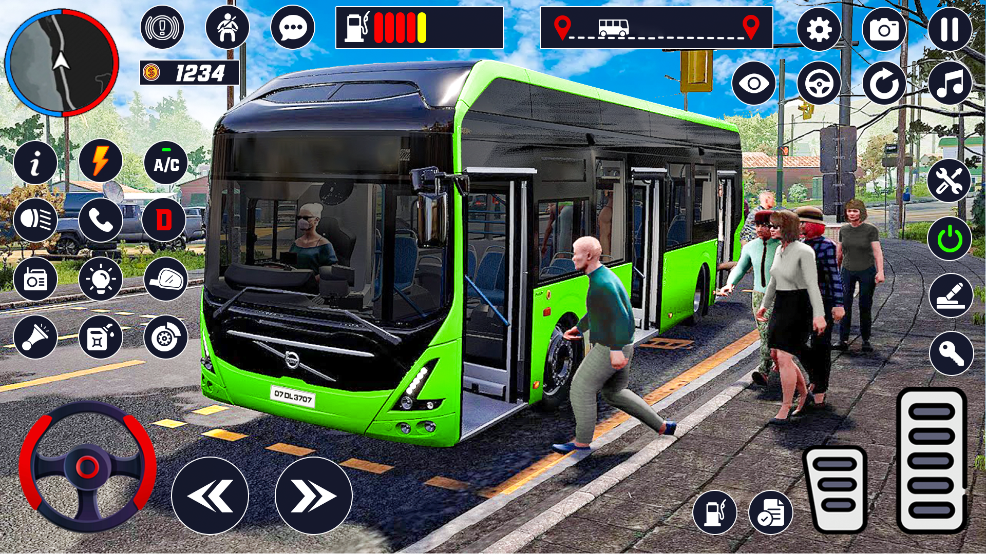 Cuplikan Layar Game City bus Simulator - Bus Games