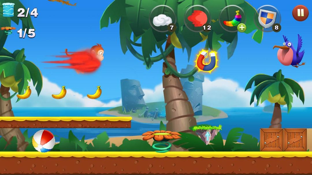 Jungle Monkey Run 2 게임 스크린 샷