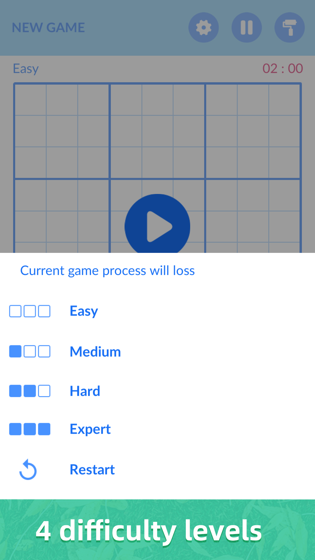 Sudoku Unlimited - Classic Brain Games Free Game Screenshot