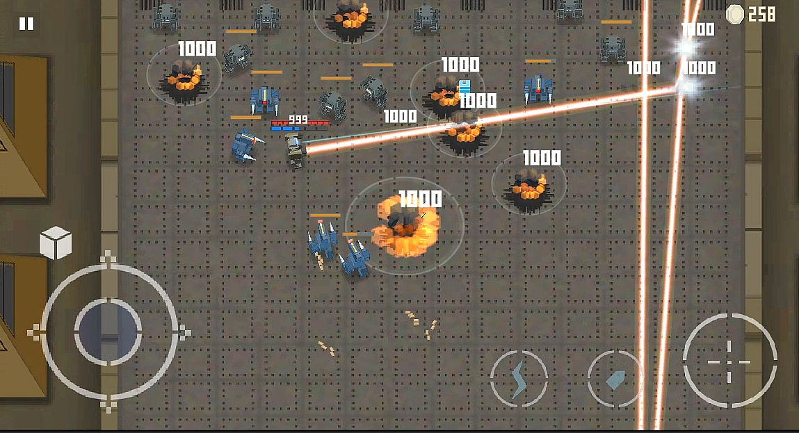 Mech galaxy Game Screenshot