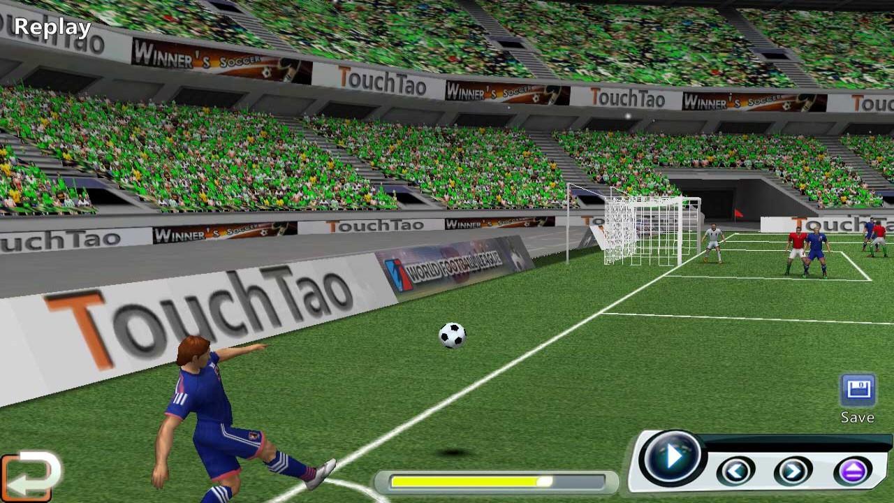 World Soccer League Game Screenshot