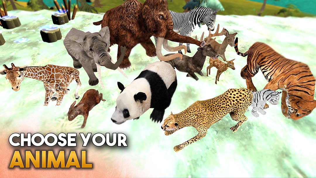 Animal Sim Online: Big Cats 3D 게임 스크린 샷