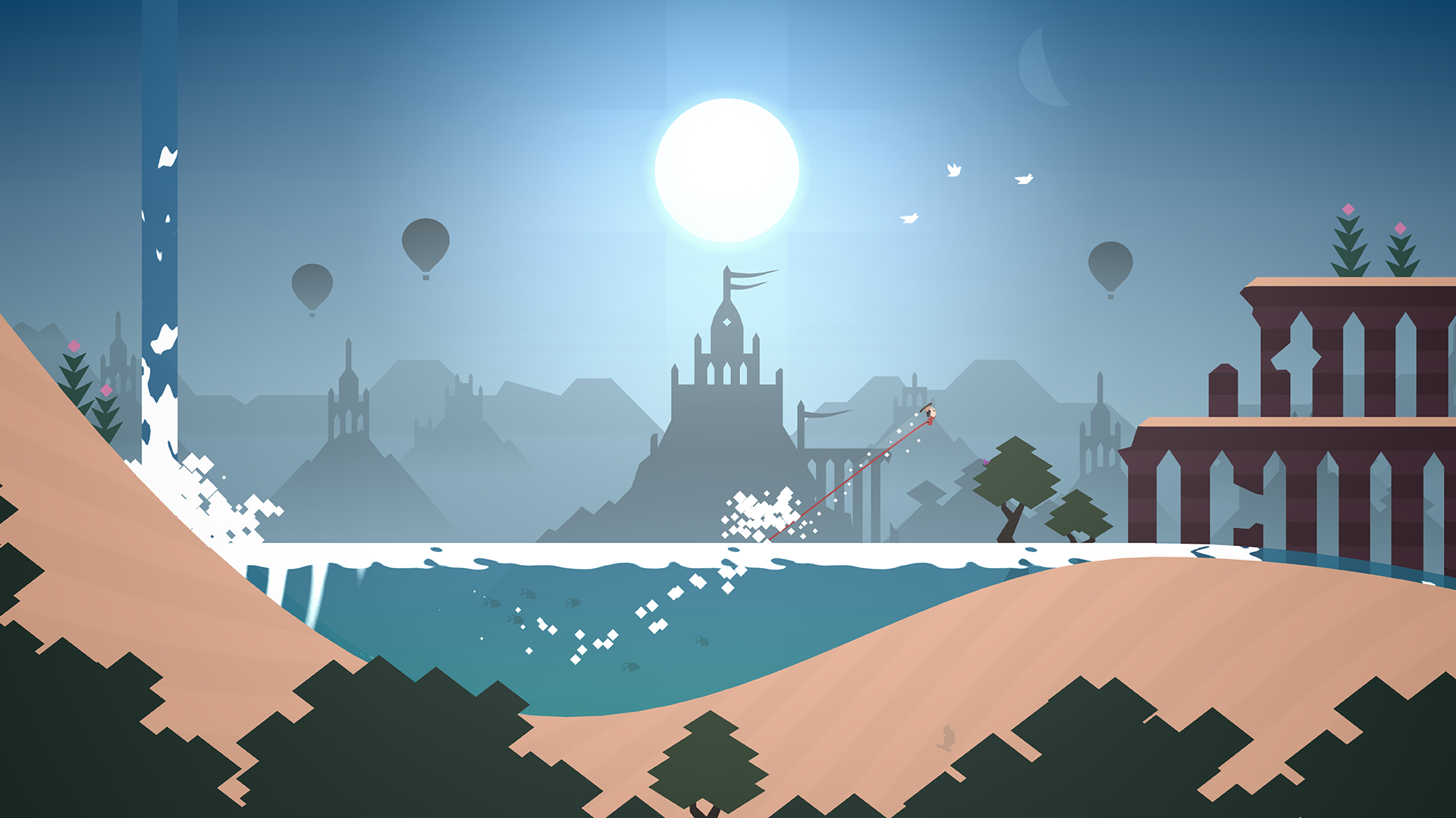 Alto's Odyssey 게임 스크린샷