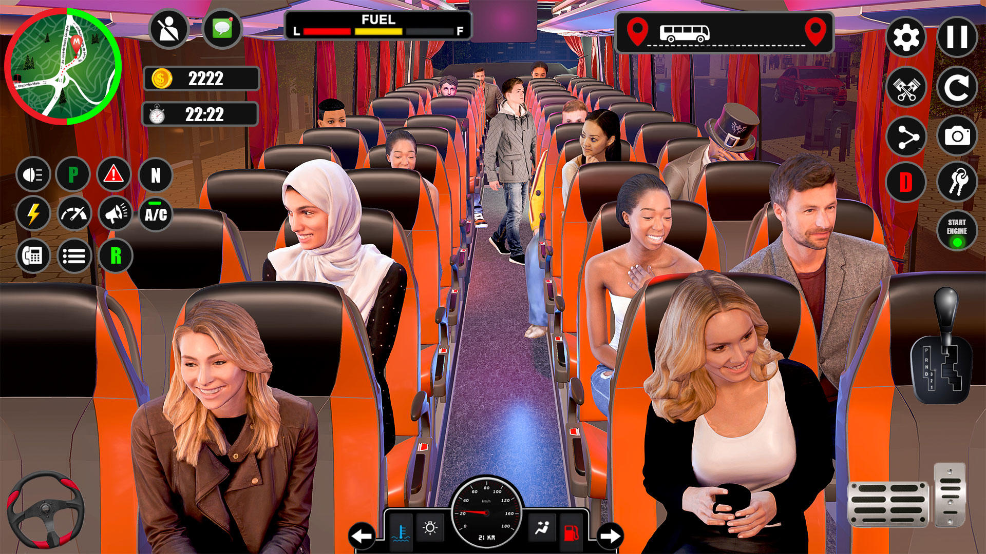 Screenshot of US City Bus Simulator Bus Game