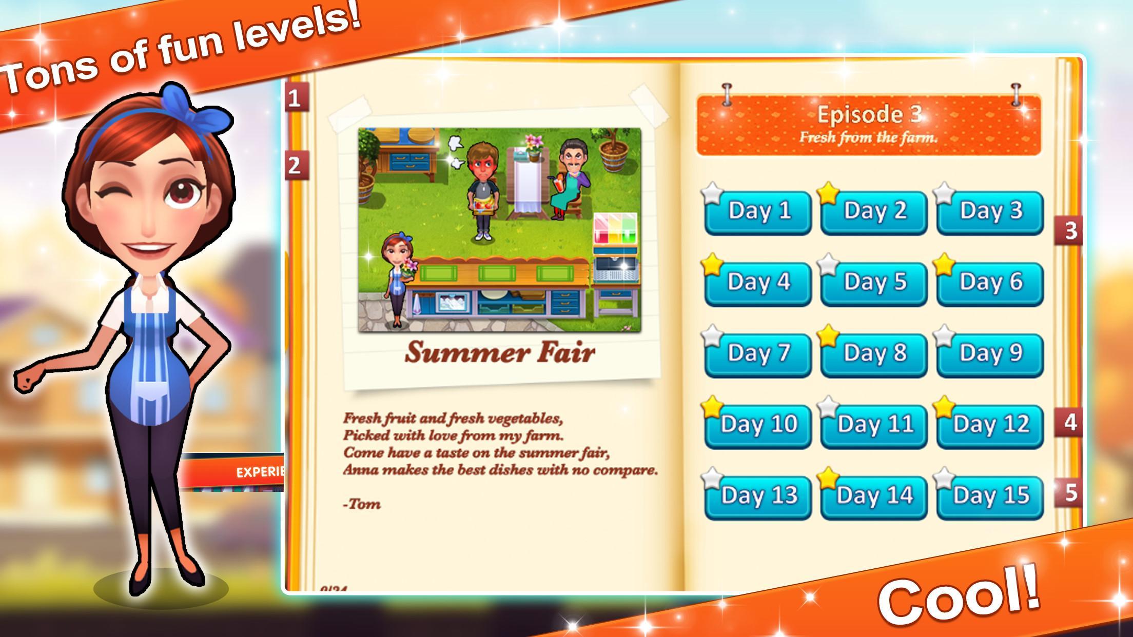 Cooking Story - Anna's Journey ゲームのスクリーンショット