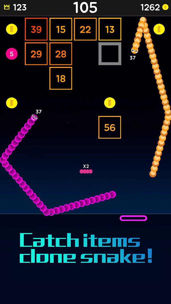 Snake Bricks Game Screenshot
