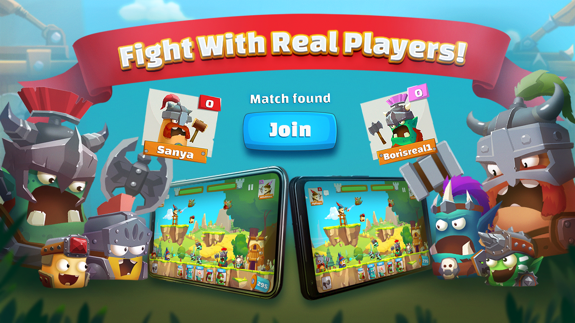 Tower Rush - online pvp strategy Game Screenshot
