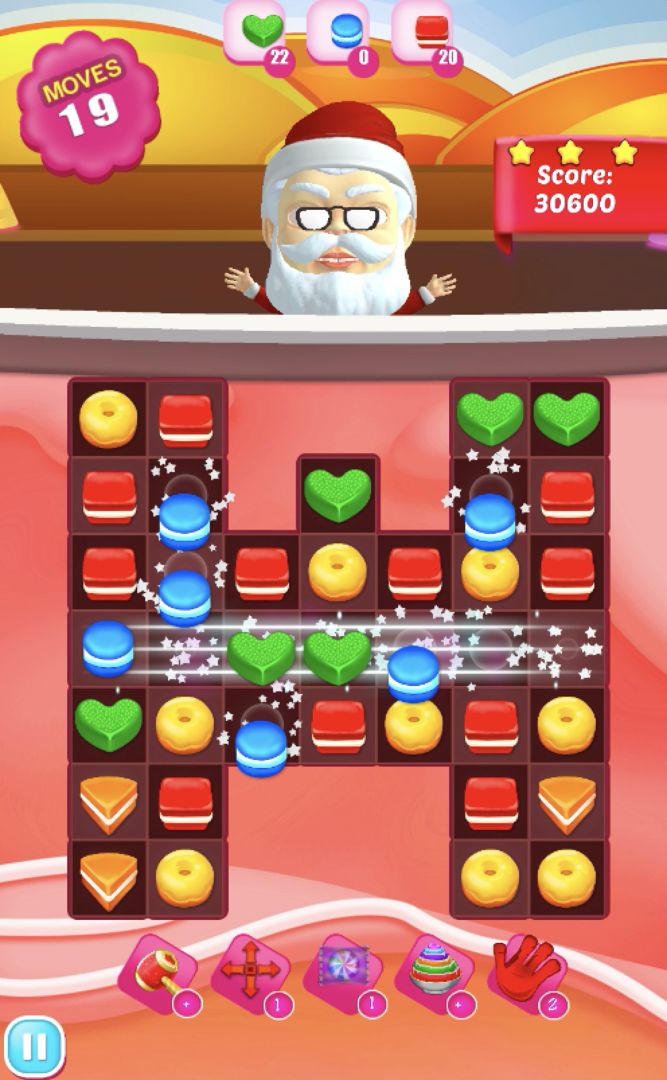 Cookie Crush 550 levels screenshot game
