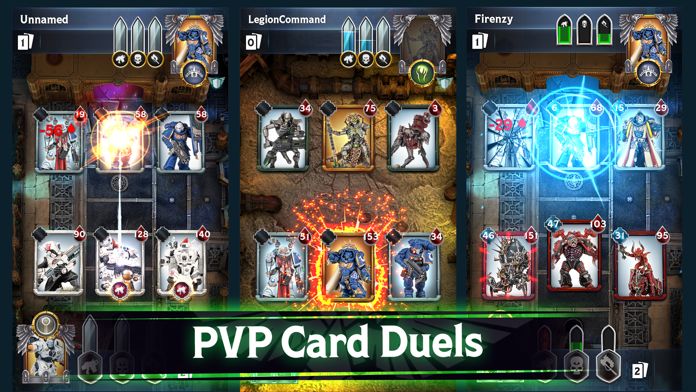 Warhammer Combat Cards ภาพหน้าจอเกม