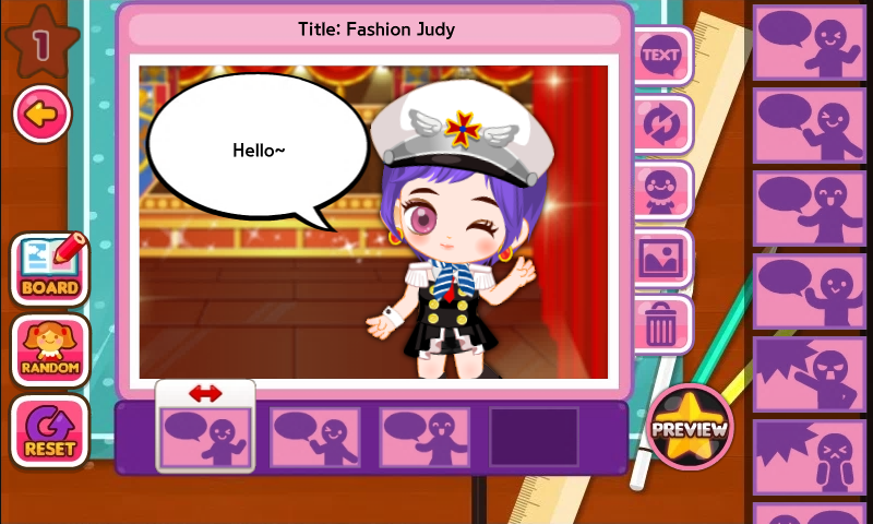 Скриншот игры Fashion Judy: Uniform style