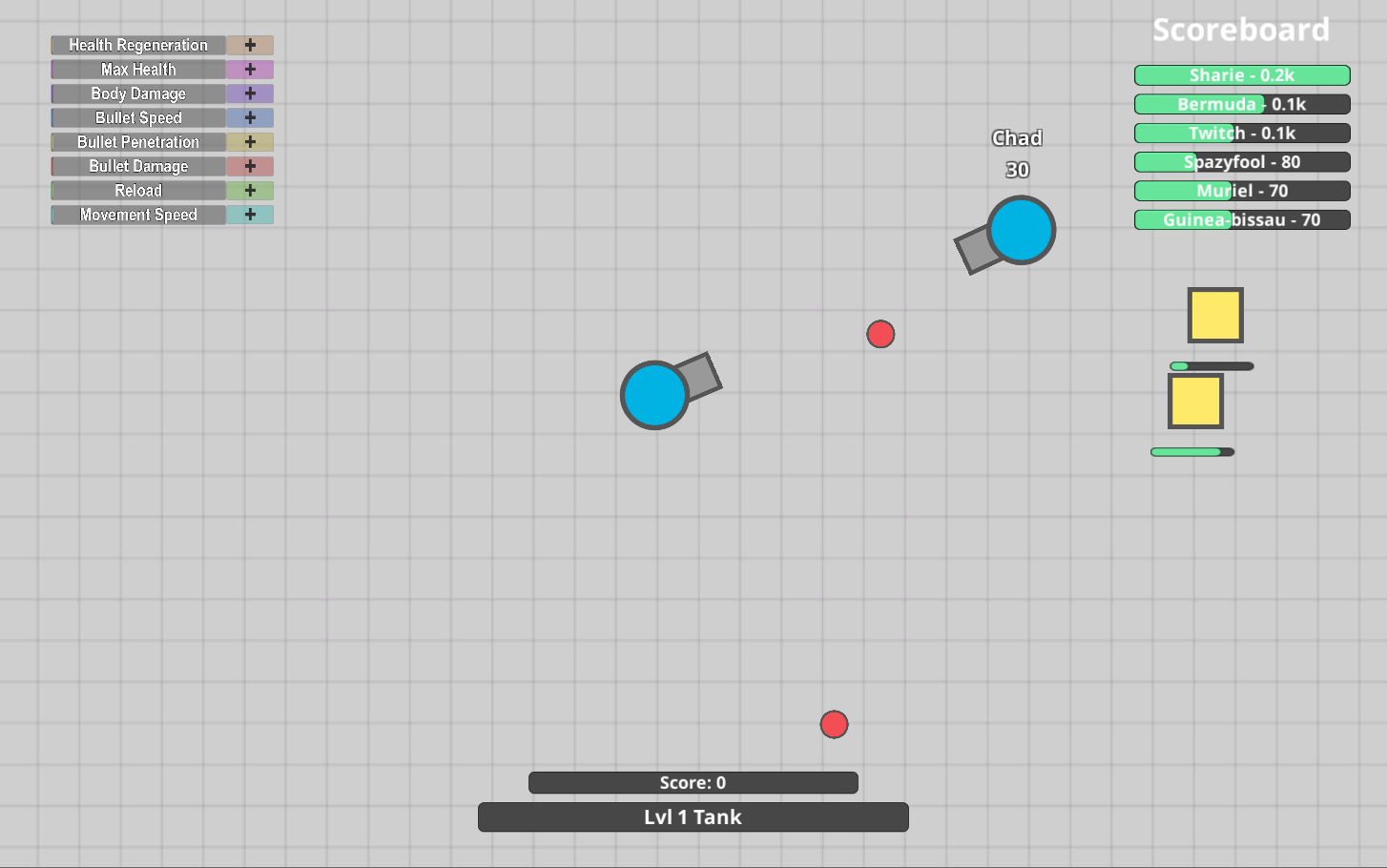 Diep io - Tanks io Online 게임 스크린샷