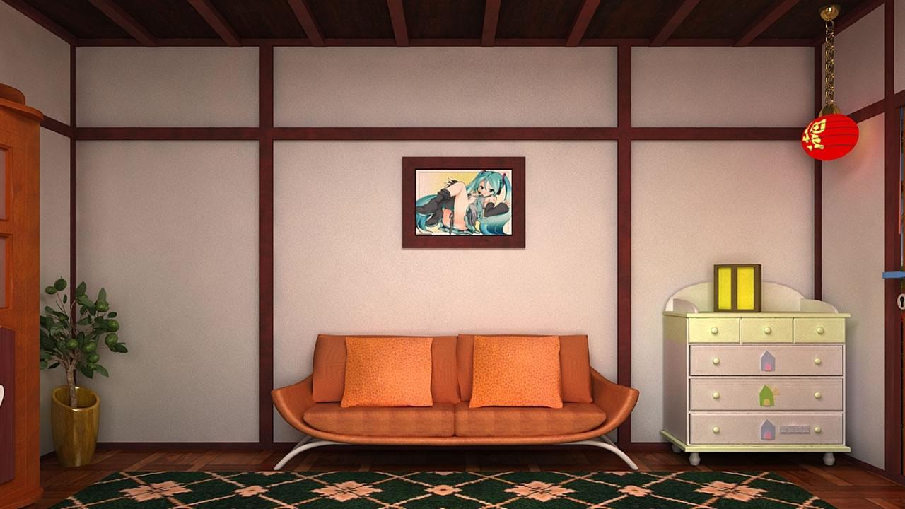 Hatsune Miku Room Escape ภาพหน้าจอเกม