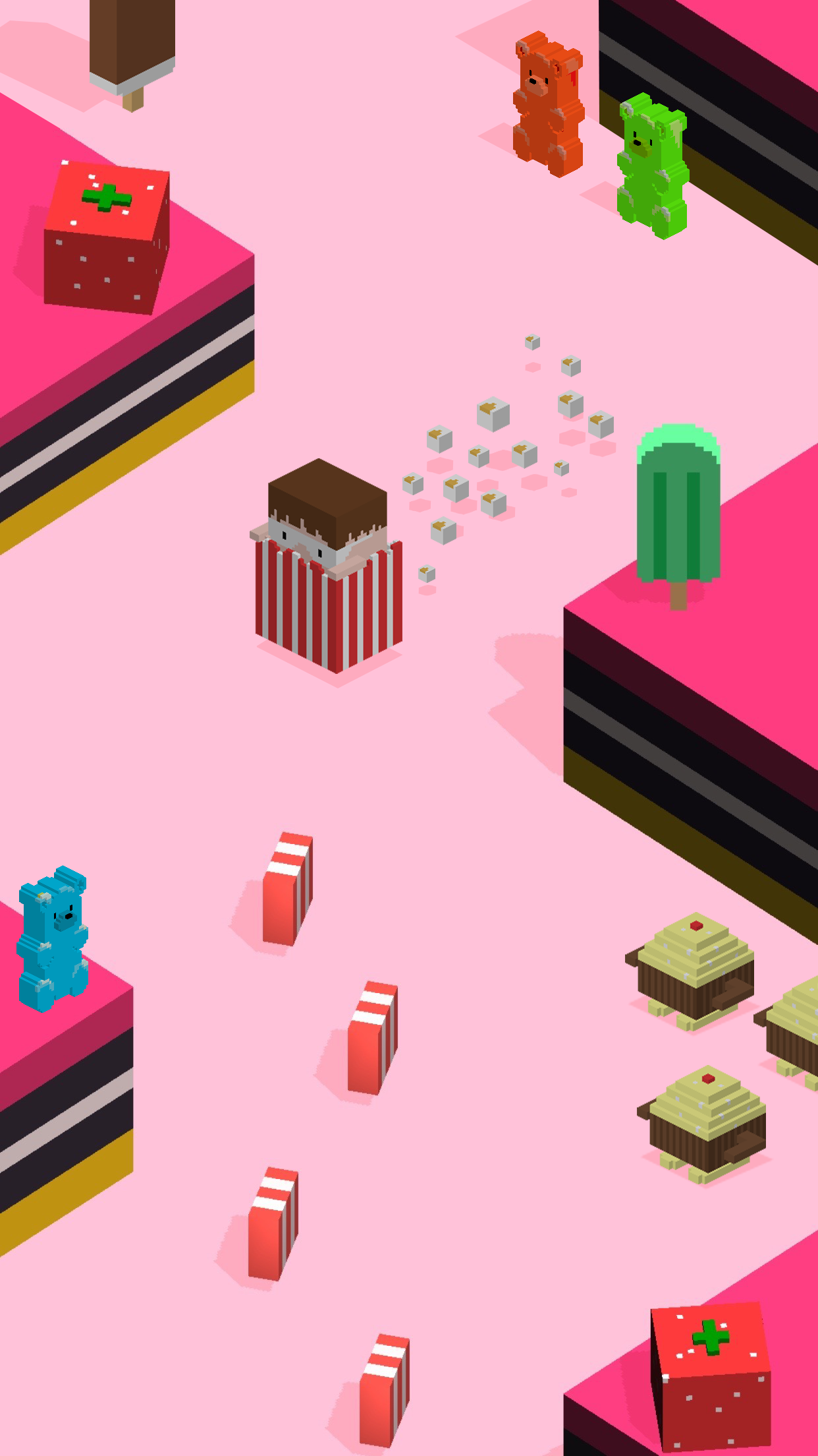 Silly Slide -- Retro 3D Arcade Game Screenshot