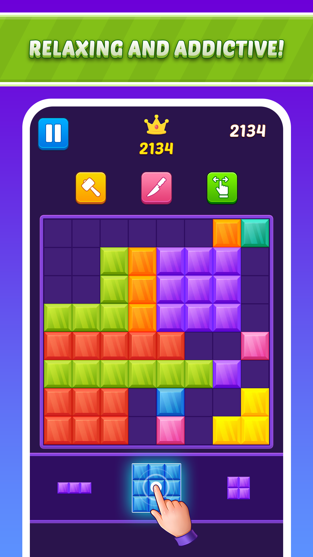 Captura de Tela do Jogo Fit The Block - Blast Game