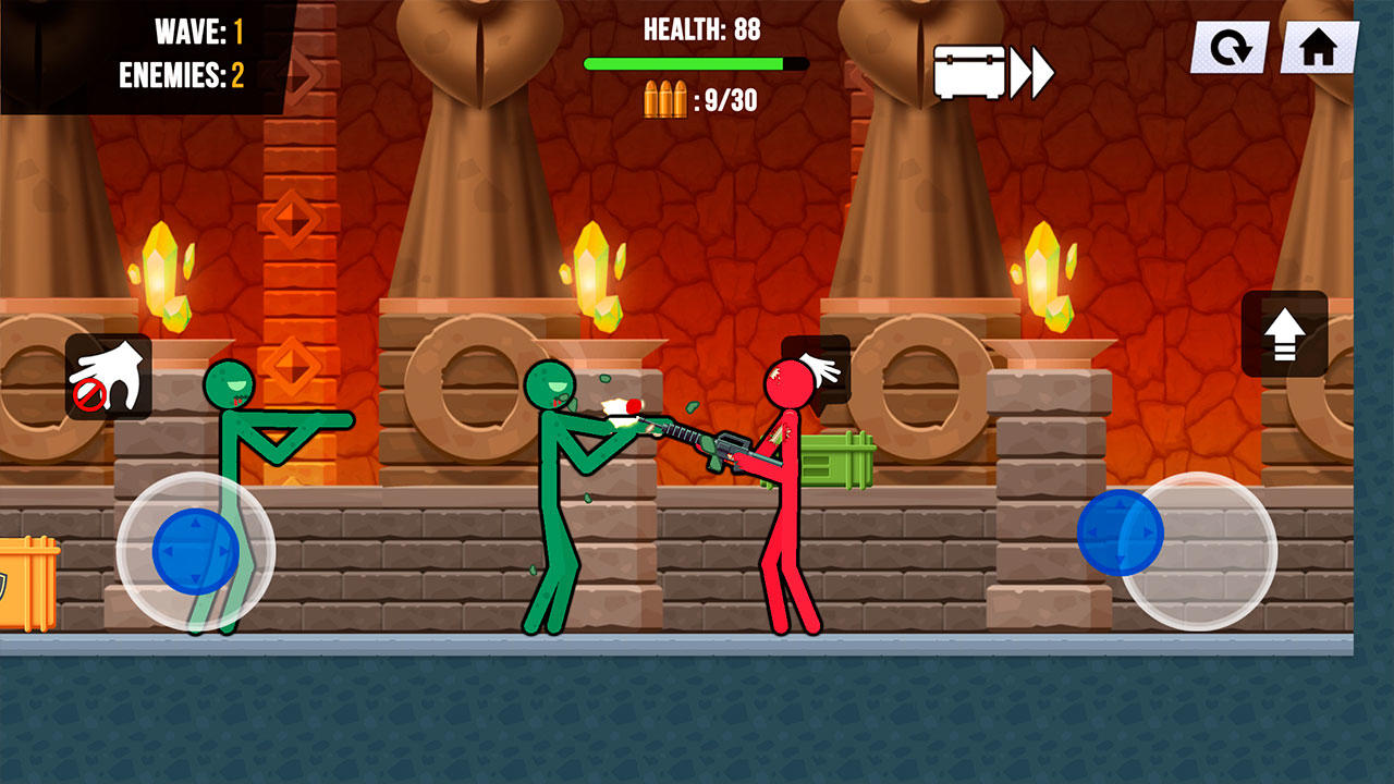 Captura de Tela do Jogo Ragdoll Stickman Sandbox