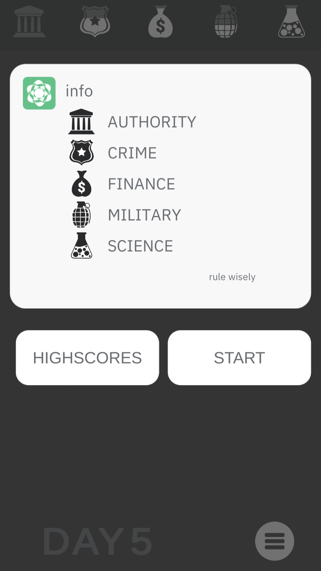 State simulator Game Screenshot