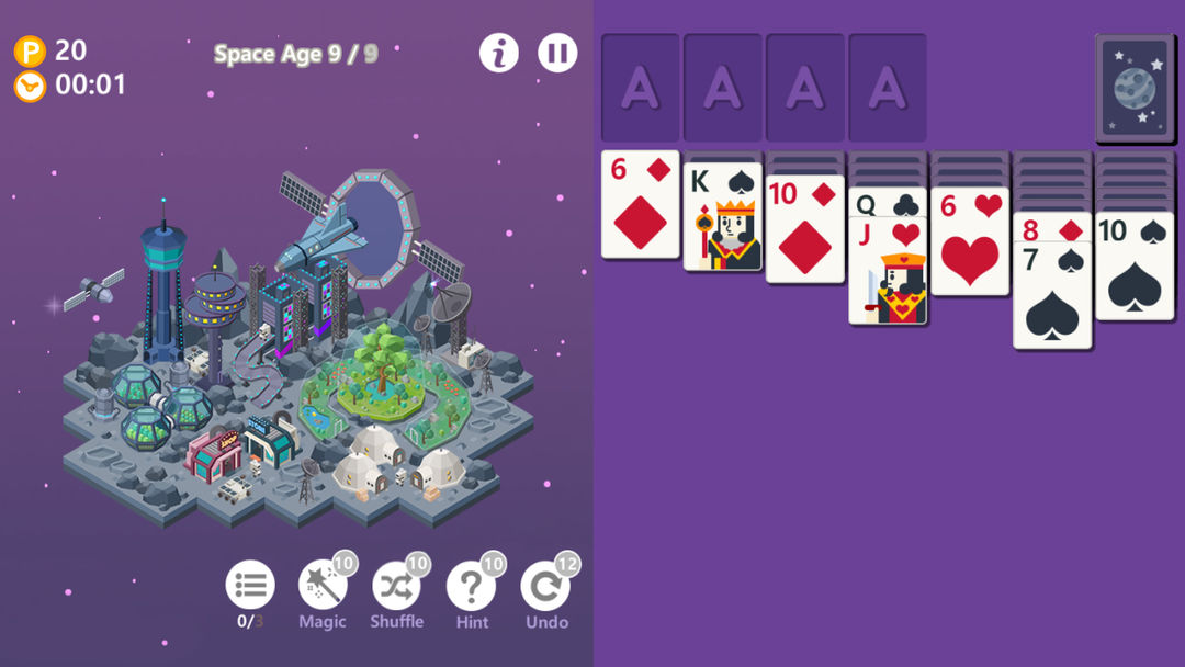 Screenshot of Age of solitaire - Card Game