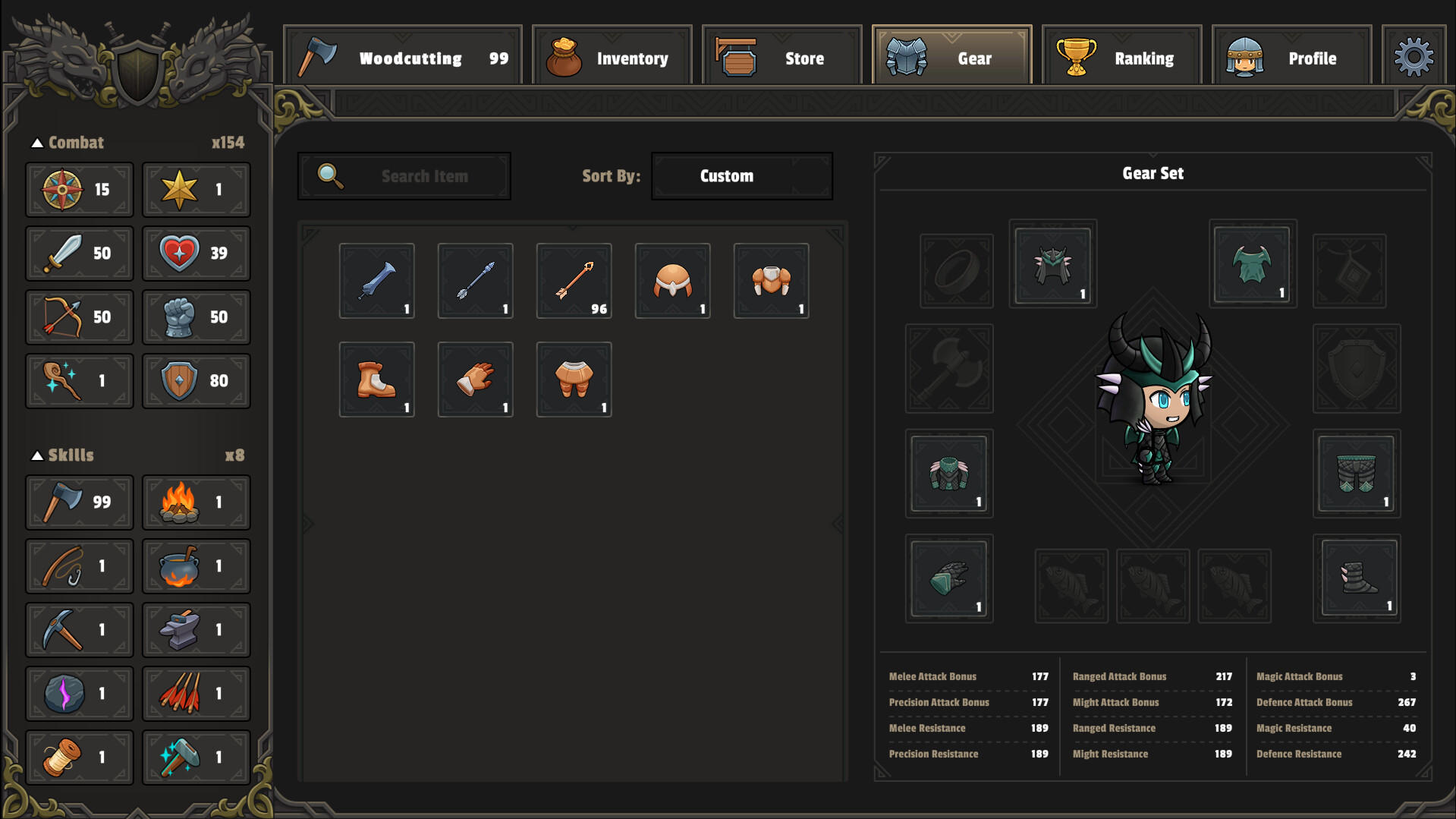 Rune Legacy Idle Game Screenshot