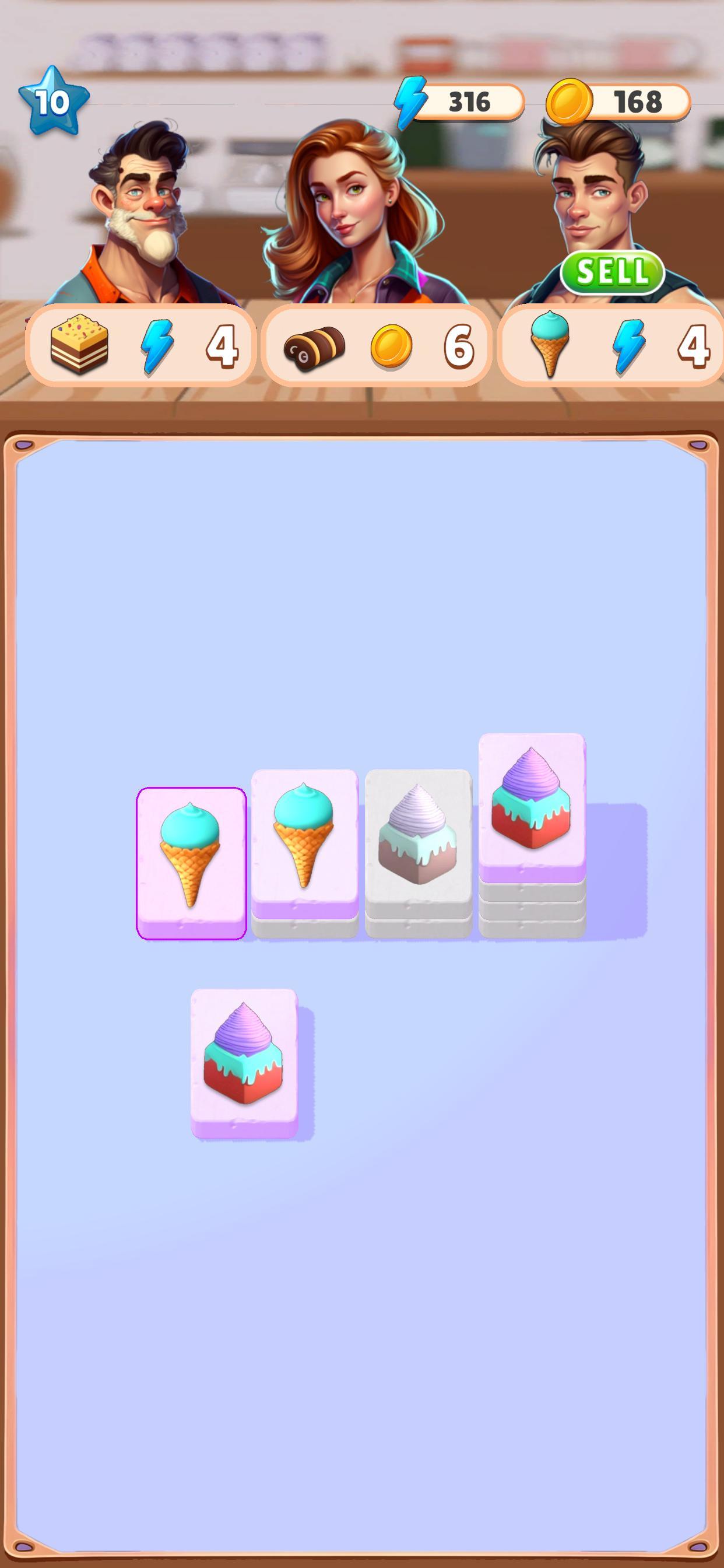 DESSERT MATCHUP:Merge and Sell Game Screenshot