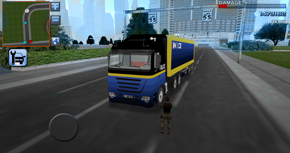 3D Police Truck Simulator 2016 Game Screenshot