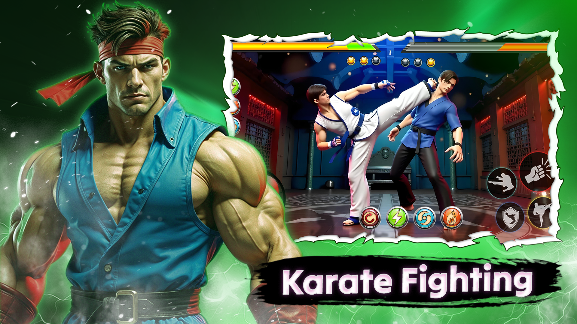 Street Karate - Fighting Games Game Screenshot