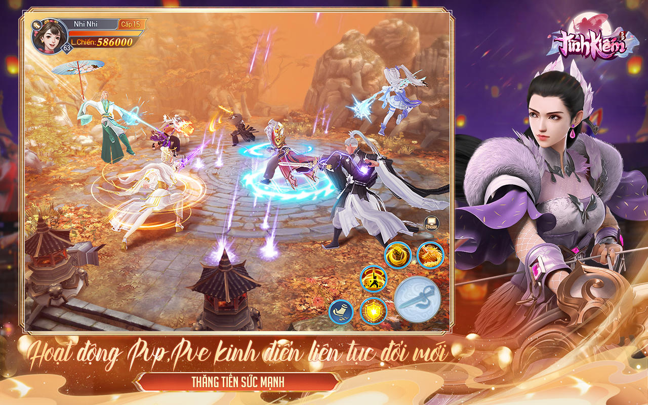 Tình Kiếm 3D-Tam Niên Vạn Phúc Game Screenshot
