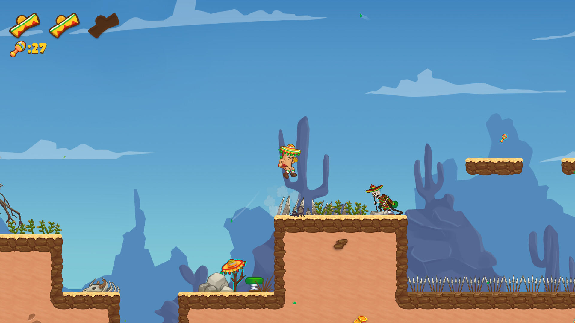Carlos the Taco screenshot game