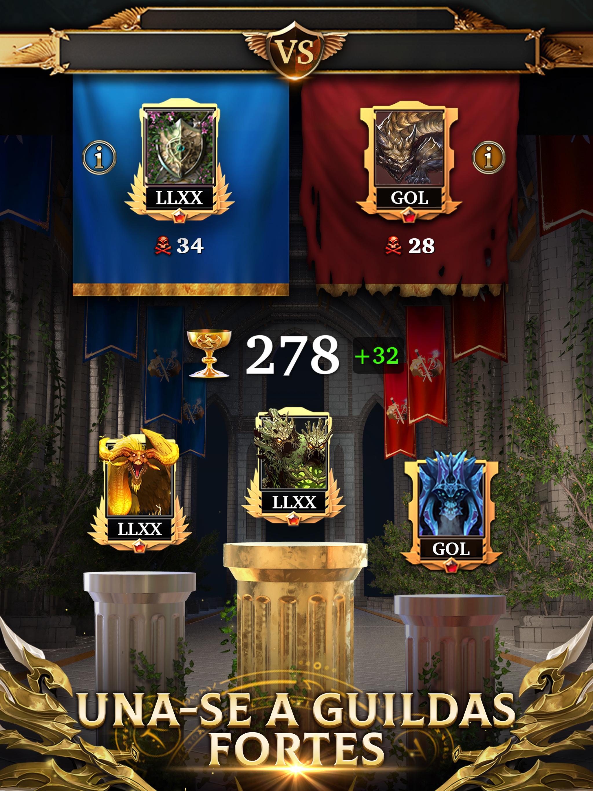 Captura de Tela do Jogo Legendary: Game of Heroes