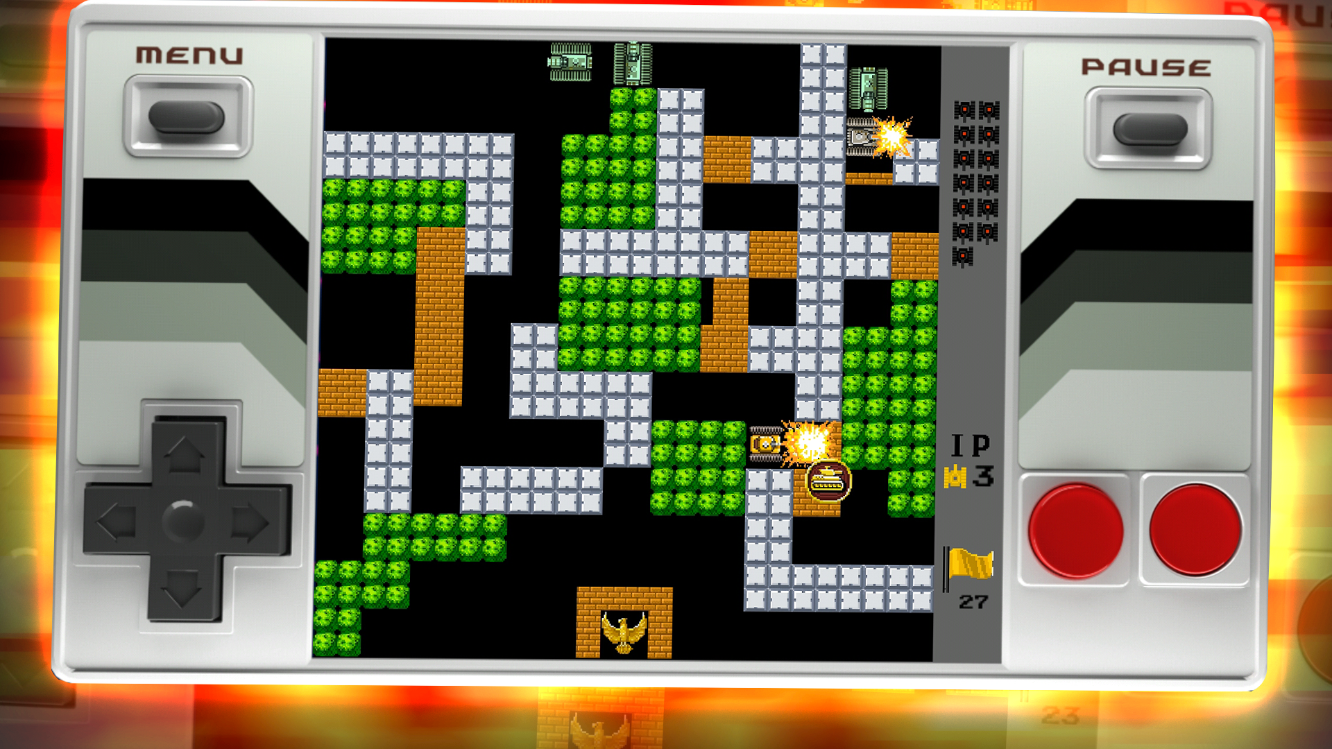Dendy Tanks Game Screenshot
