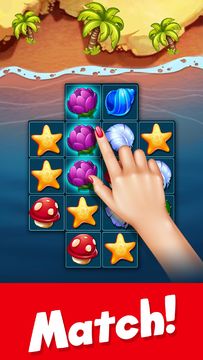 Cuplikan Layar Game Tropic Trouble Match 3 Builder