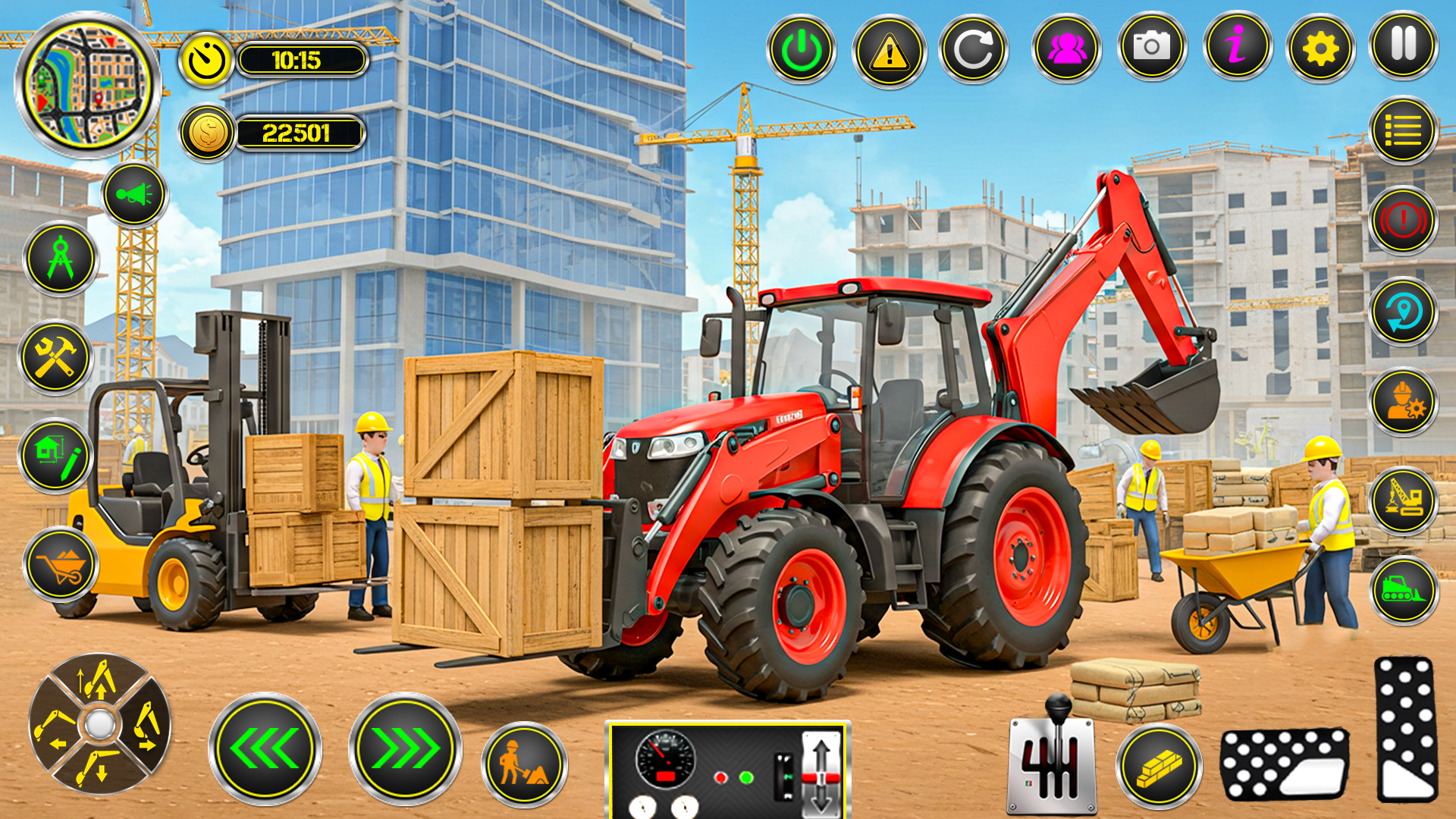 Home Construction JCB Game 3D Game Screenshot