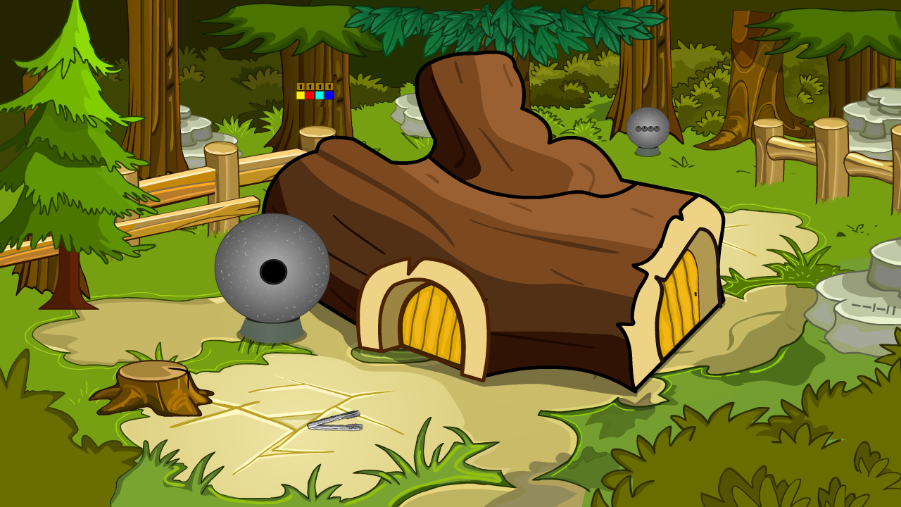 Tiger Cub Rescue From Forest Game Screenshot