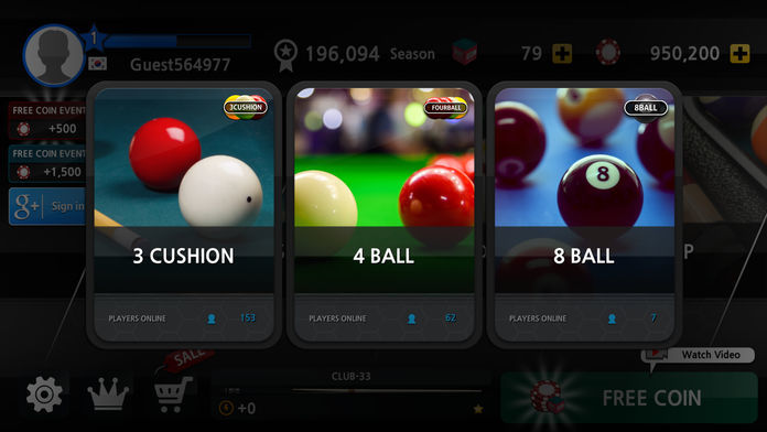 Screenshot of World Championship Billiards