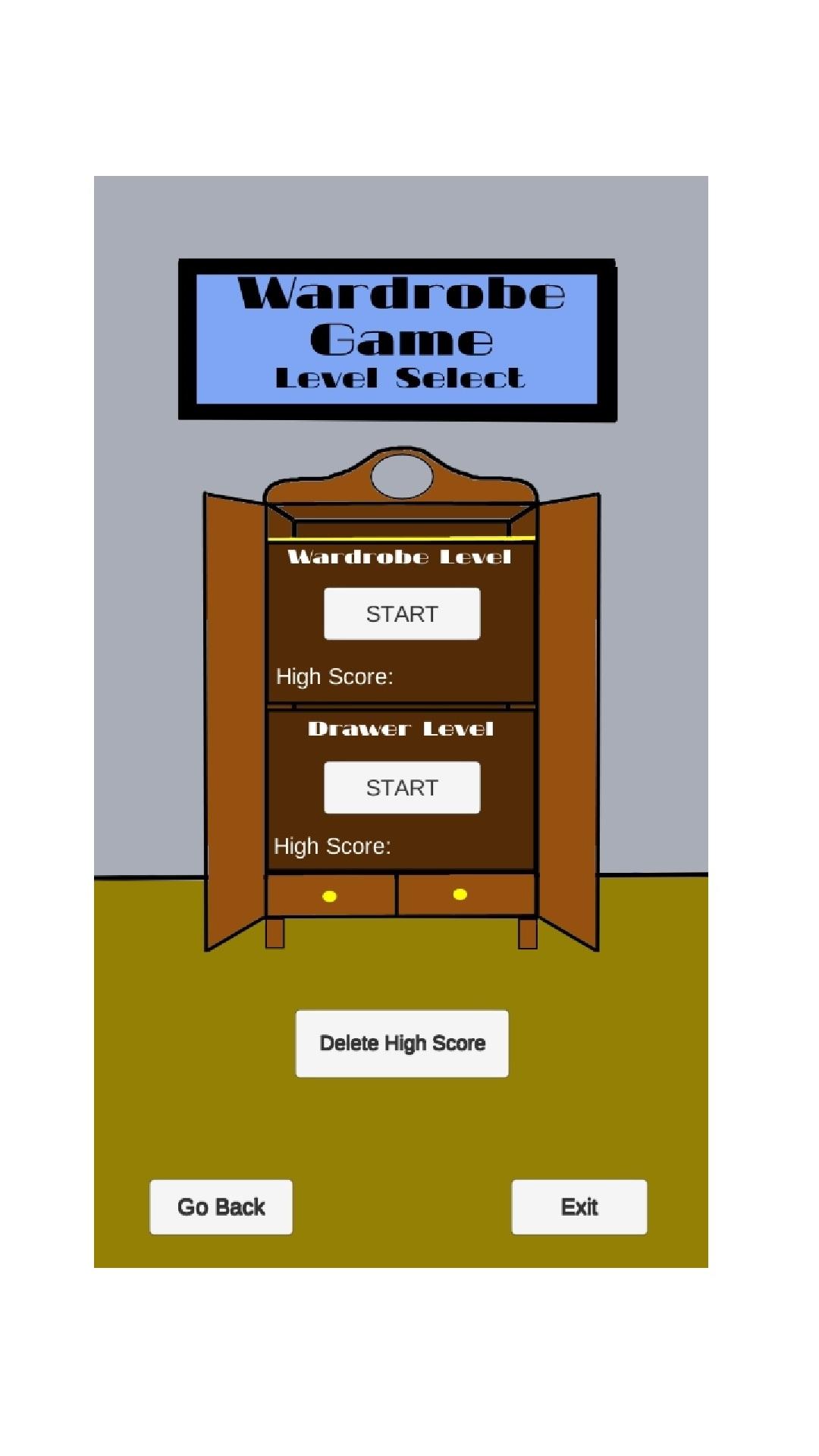 Cuplikan Layar Game Wardrobe Game