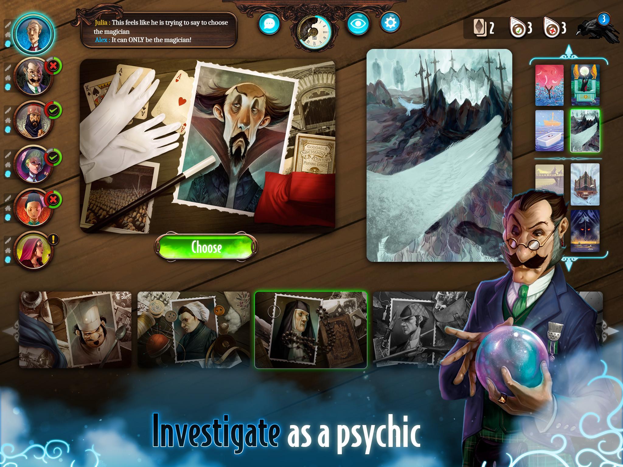 Mysterium: A Psychic Clue Game screenshot game