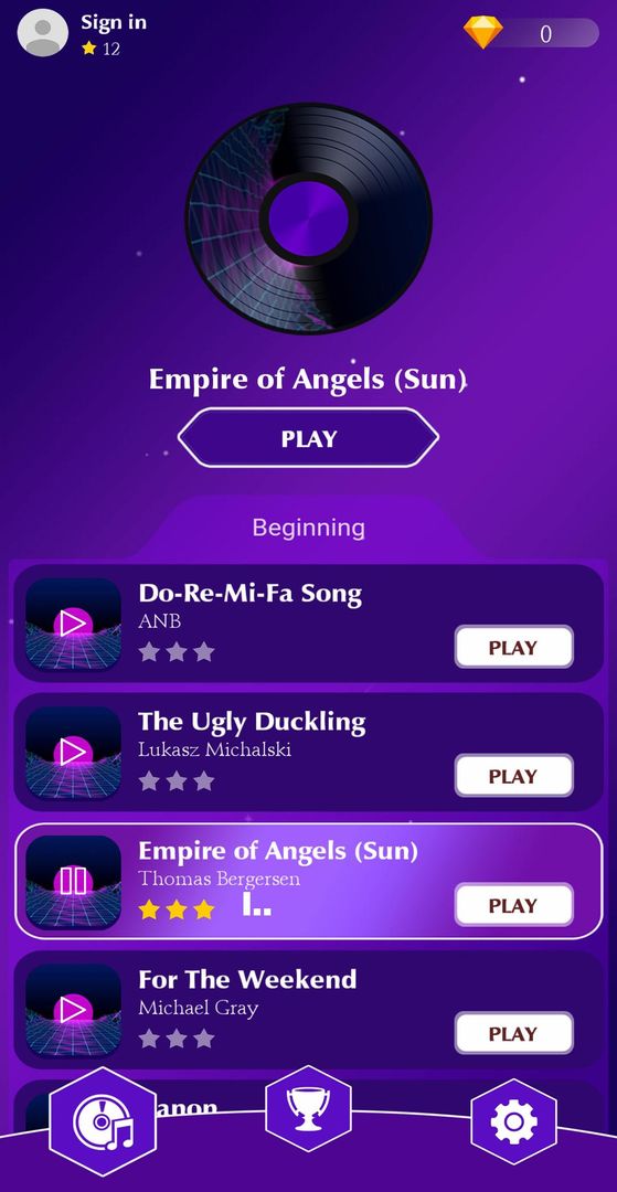 Screenshot of Beat Extreme: Rhythm Tap Music Game