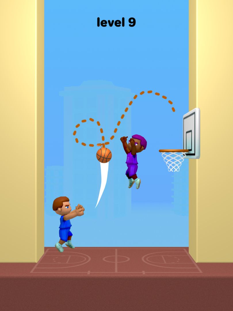 塗鴉籃球遊戲截圖
