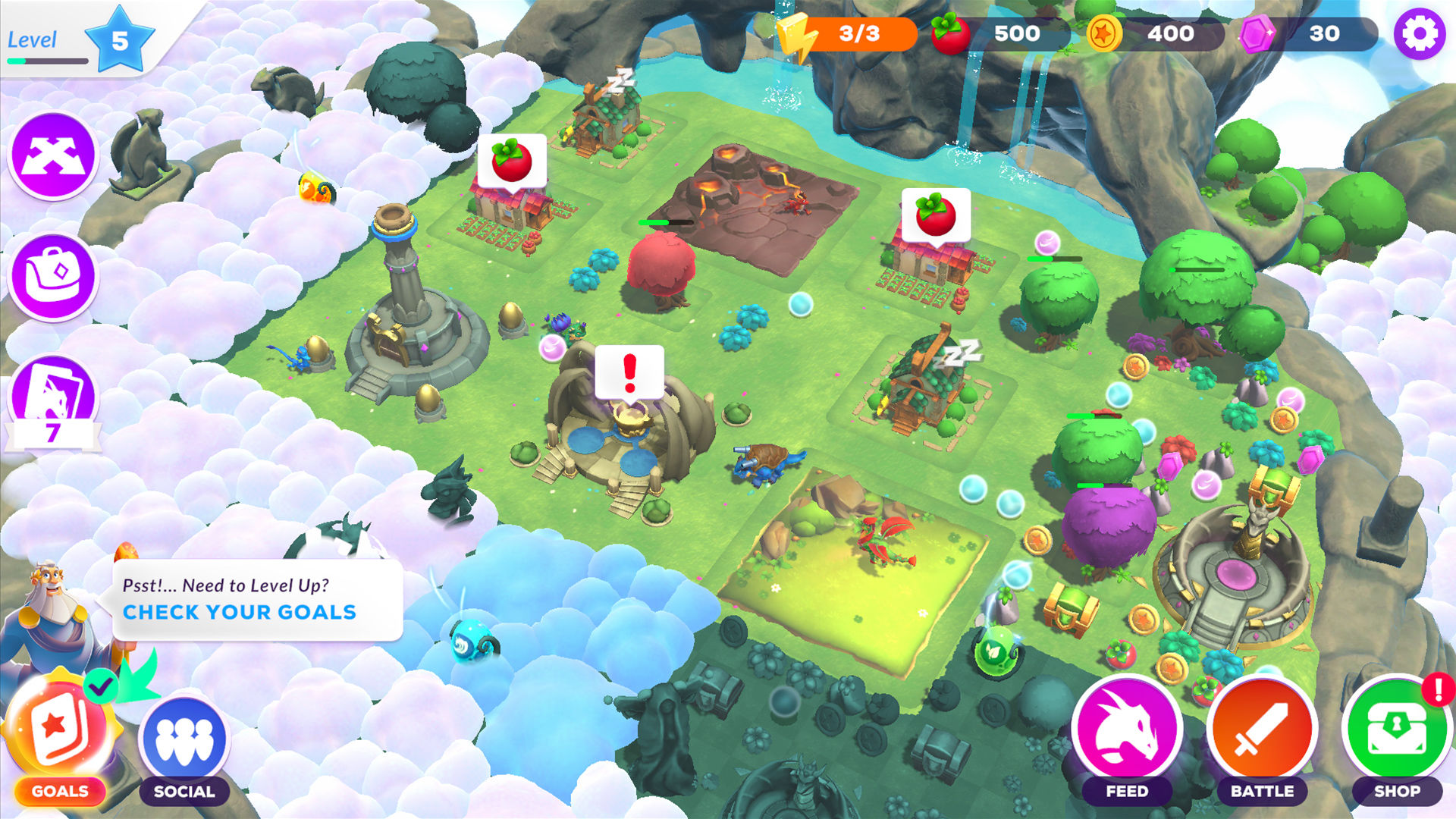 Screenshot of Dragon City 2