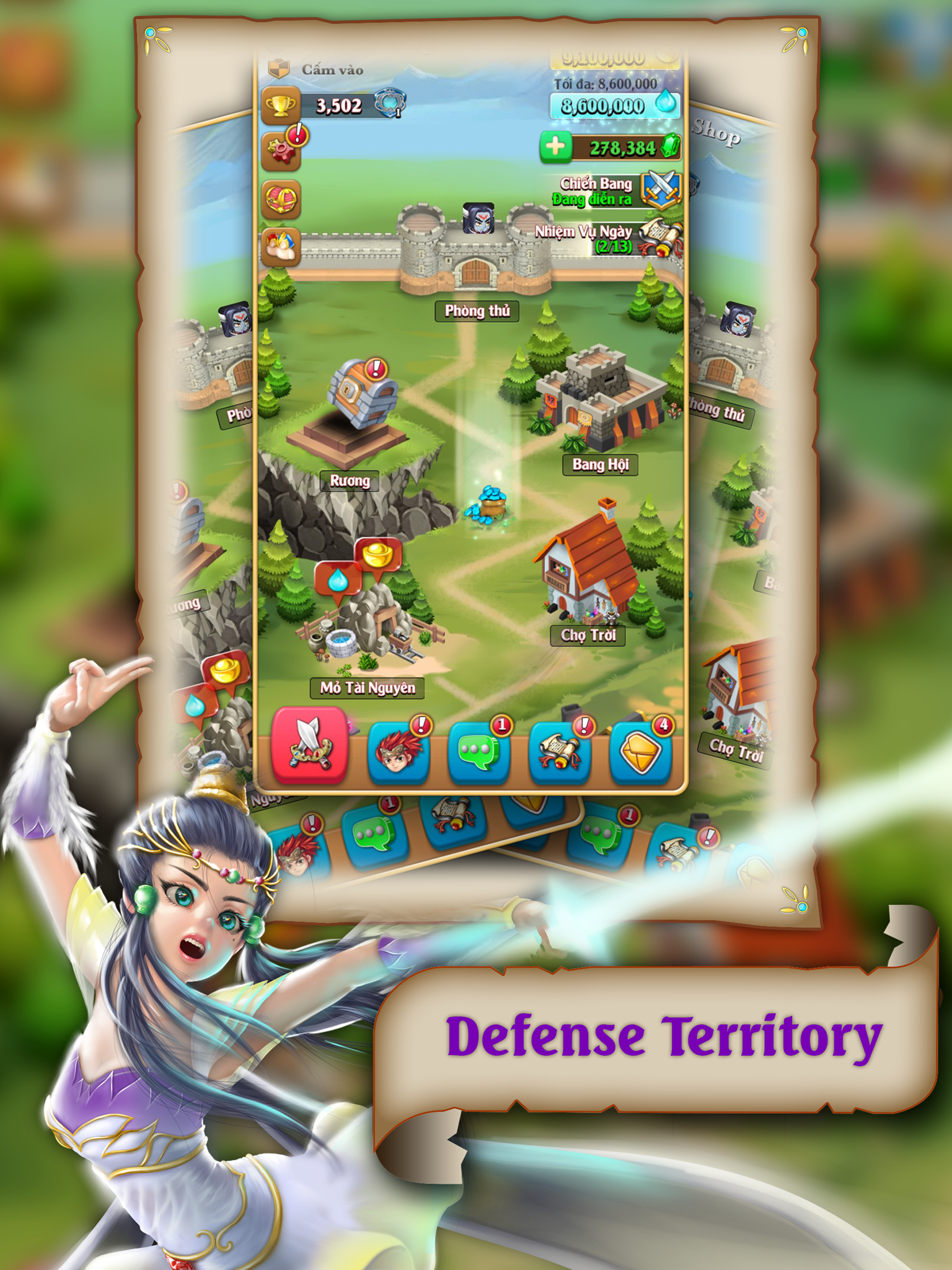 12 Lords Game Screenshot